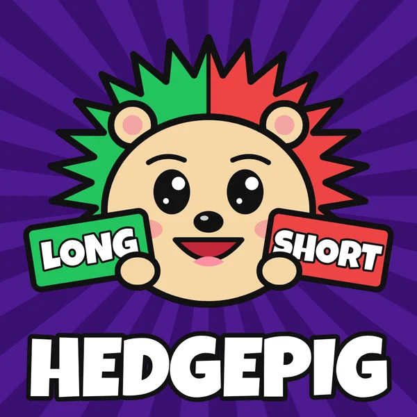 Hedgepig on purple