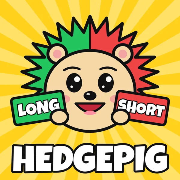 Hedgepig on yellow